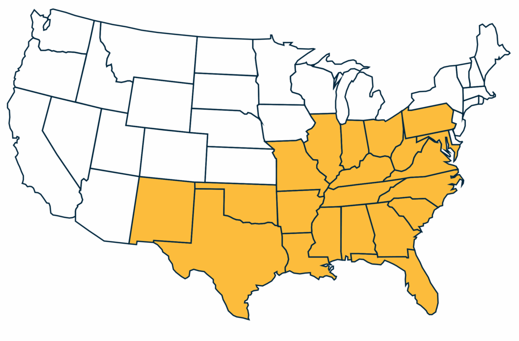 Image of distribution network in the U.S.